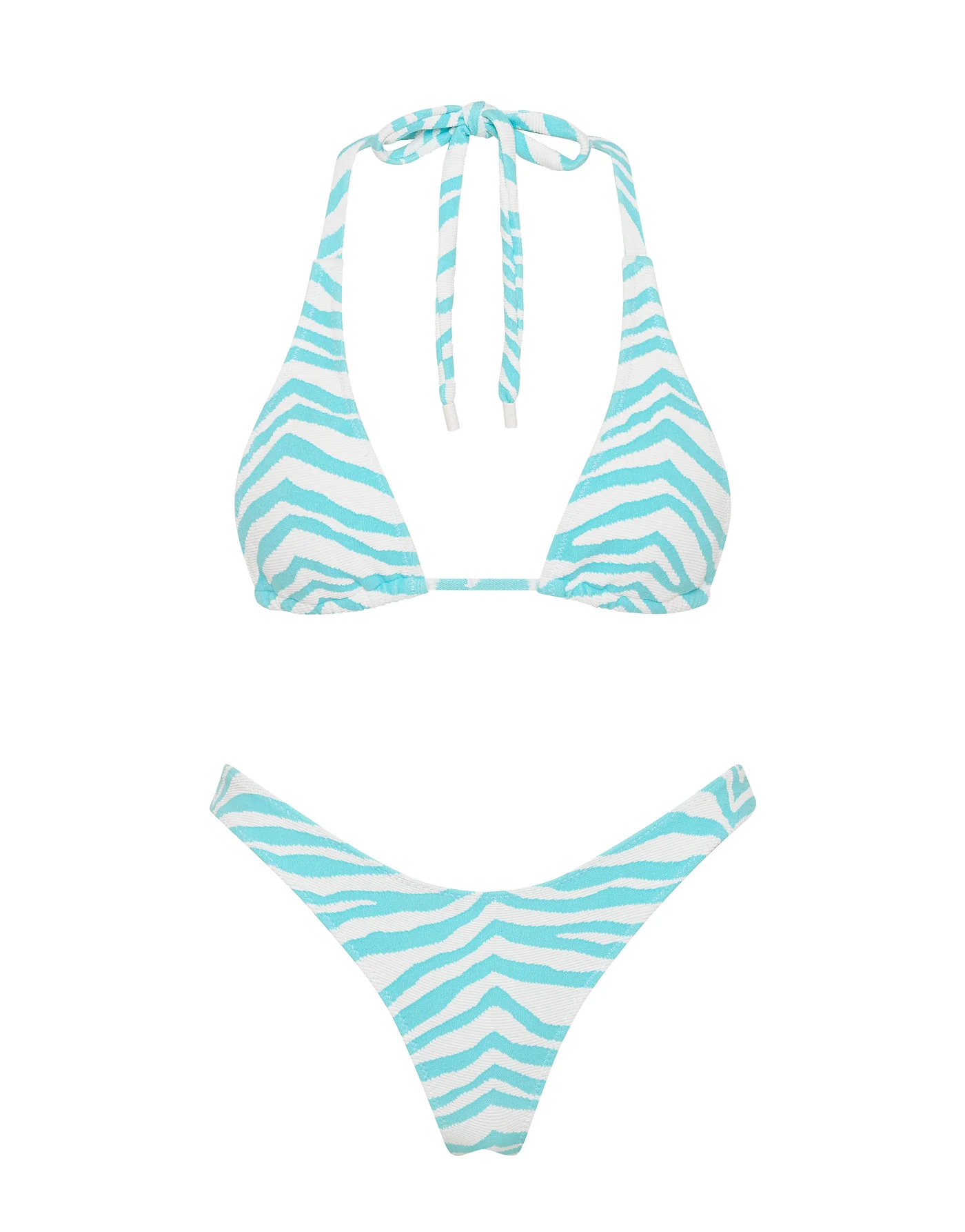 DARA - SKY ZEBRA SPLASH Triangle Bikini Set - Image 6
