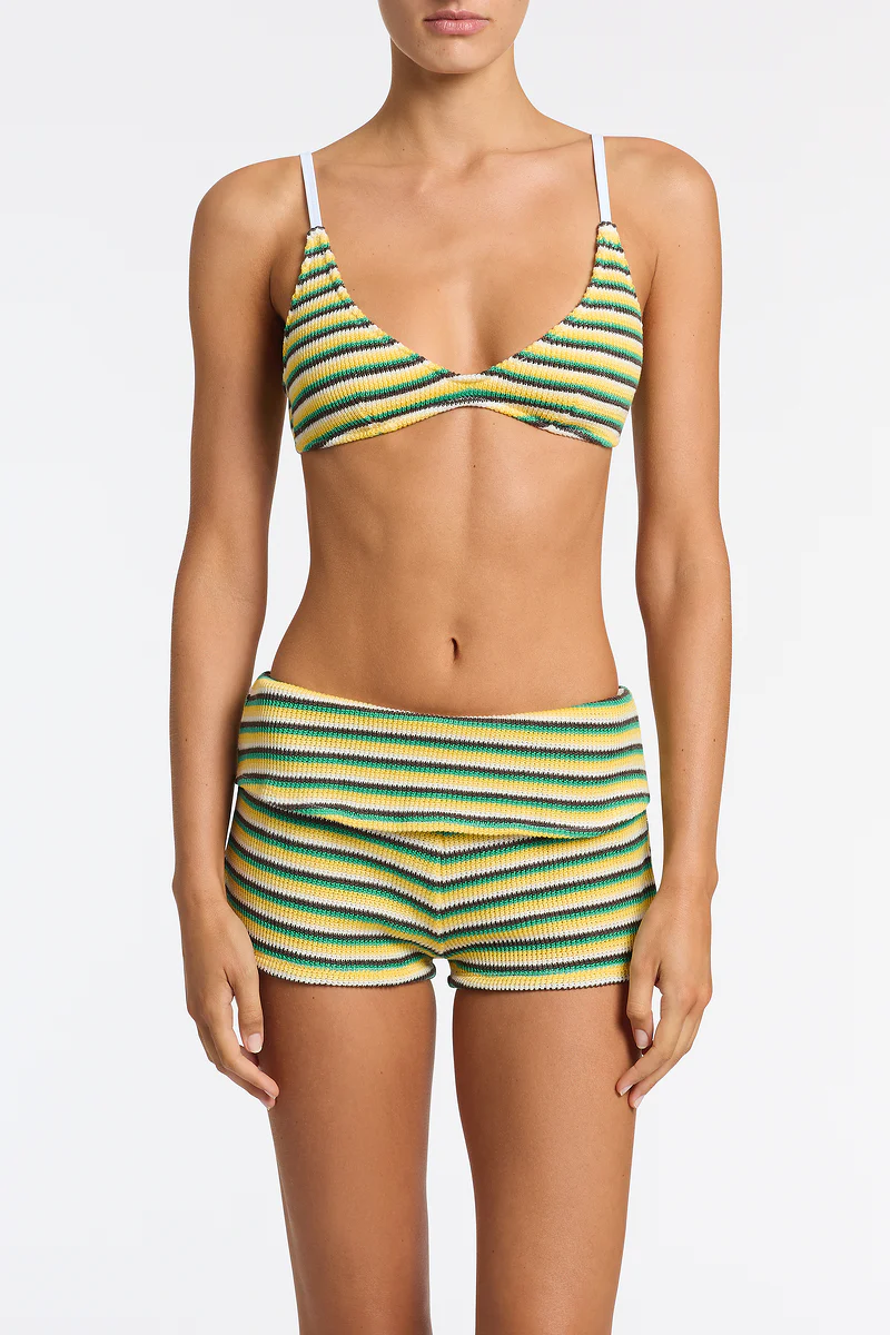 ELLI - LEMONADE Crochet Stripe Short - Image 4