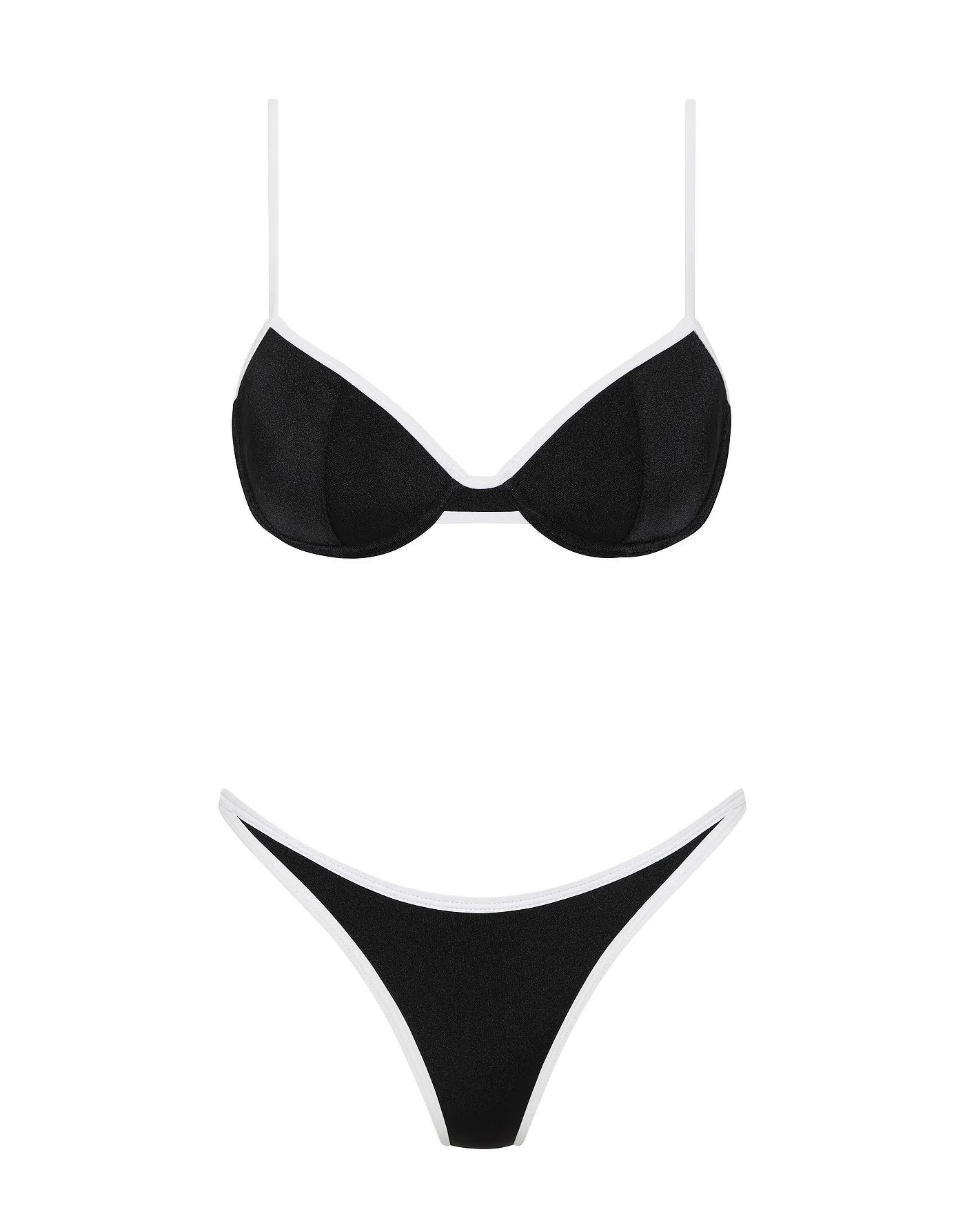 JARA - JETT Black Balconette Bikini - Image 6