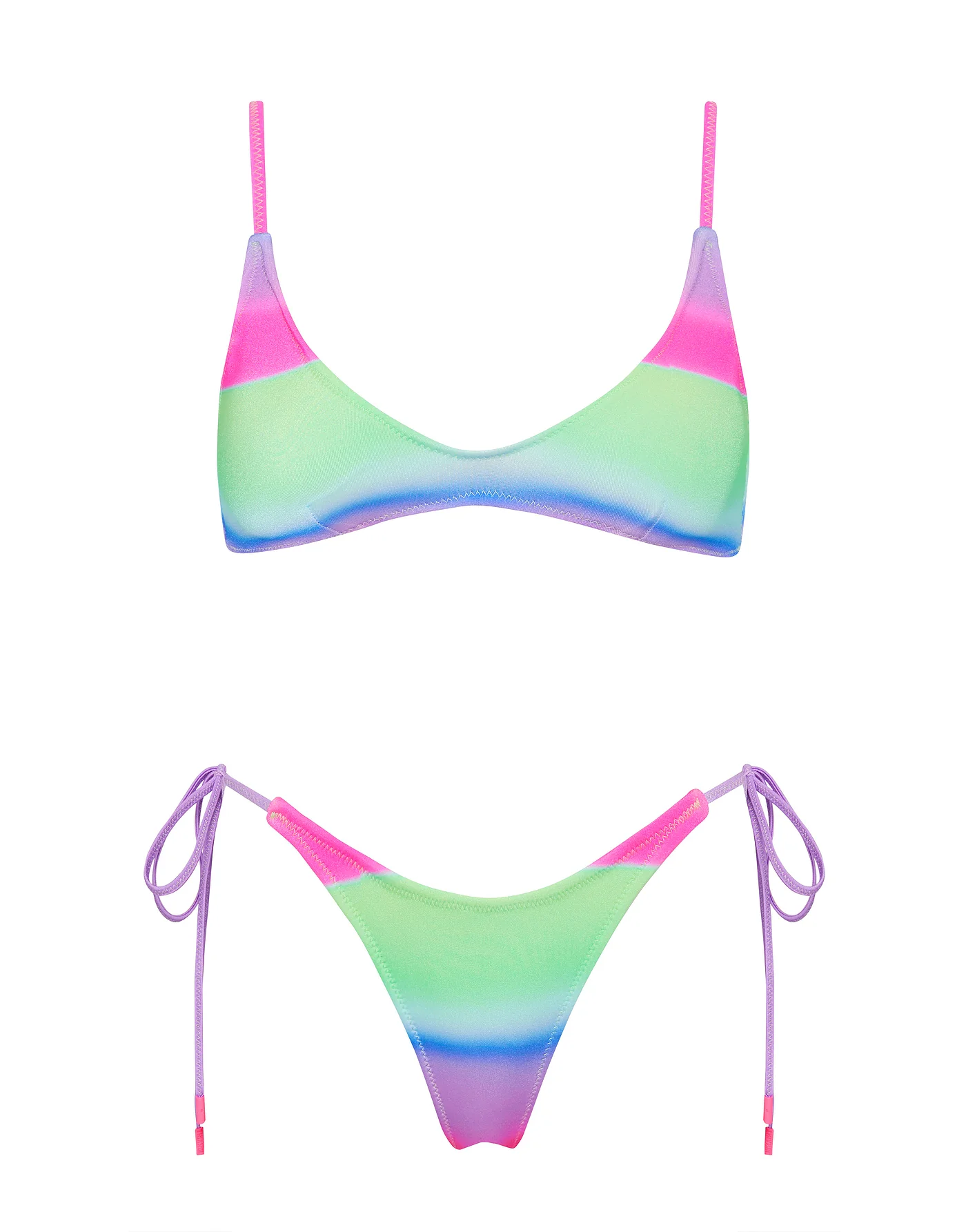 MAIA - PADDLE POP OMBRE Scoop Bikini Set - Image 7