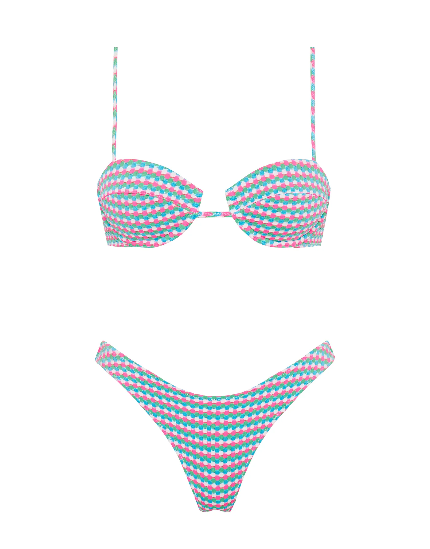 MALA - MULBERRY Textured Balconette Bikini Set - Image 5