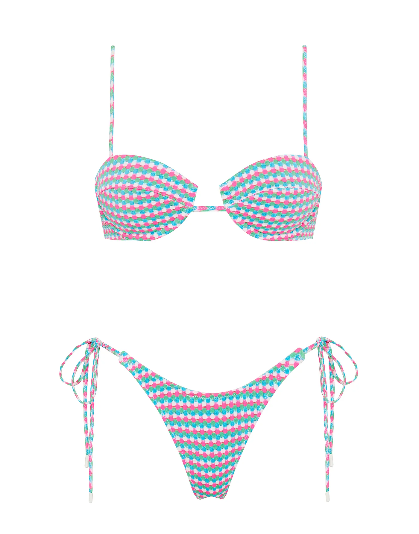 MALA - MULBERRY Textured Balconette Bikini Set - Image 9