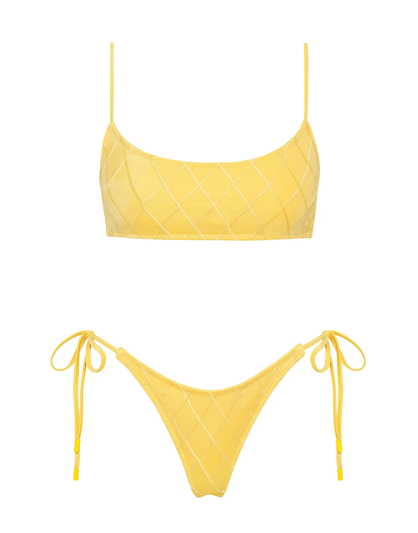 MICA - BUTTER Yellow Crop Bikini Set - Image 7