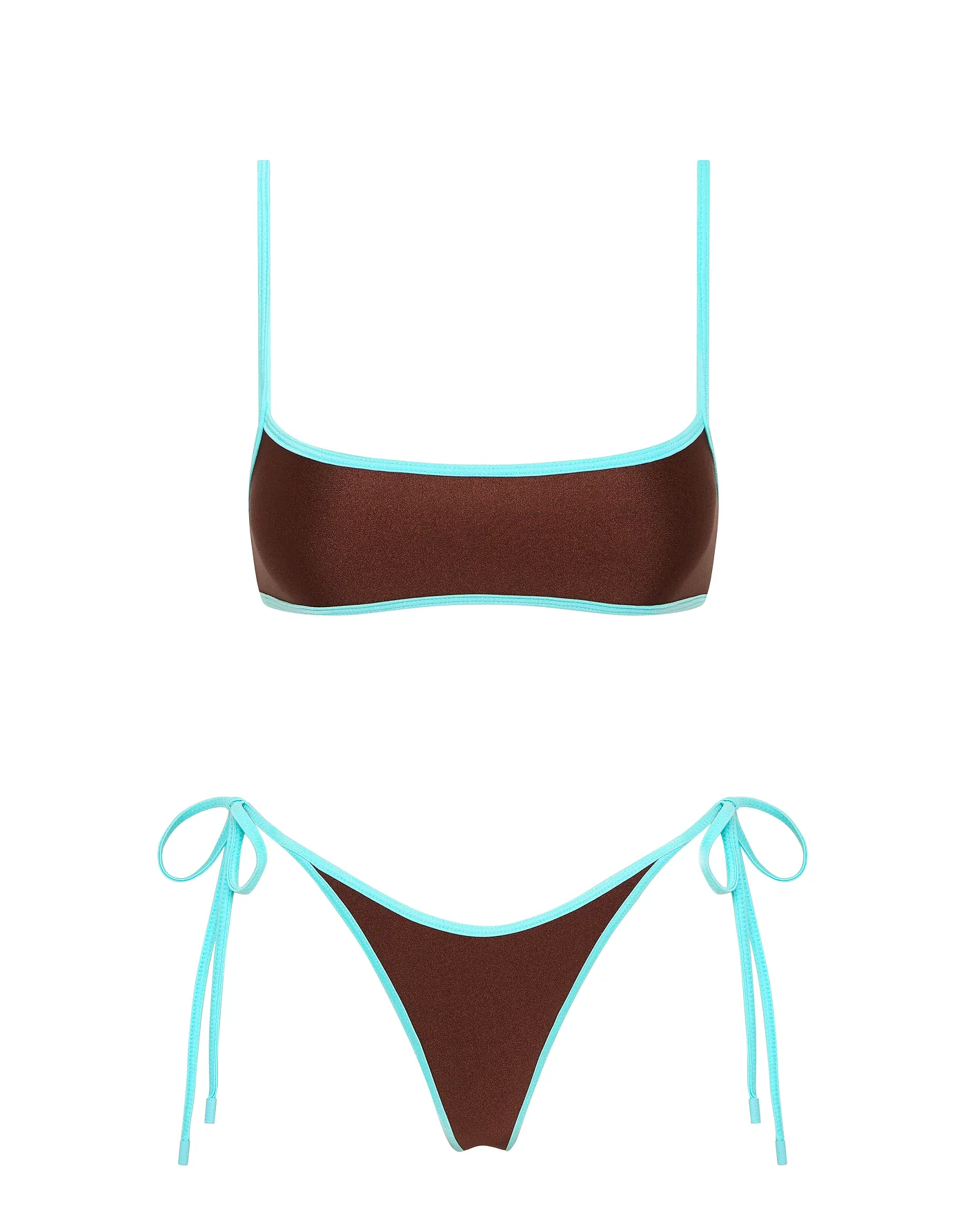 MIMA - CHOC MINT Neoprene Crop Bikini Set - Image 6