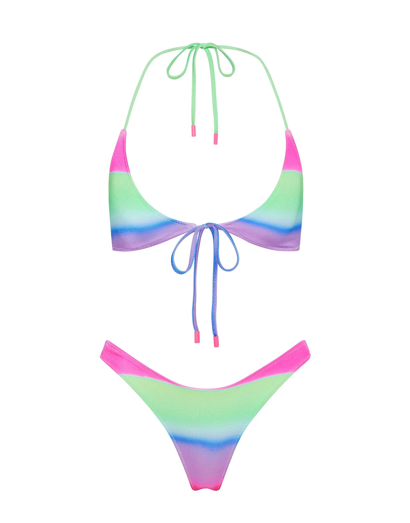 SOFI - PADDLE POP OMBRE Halter Bikini Set - Image 6