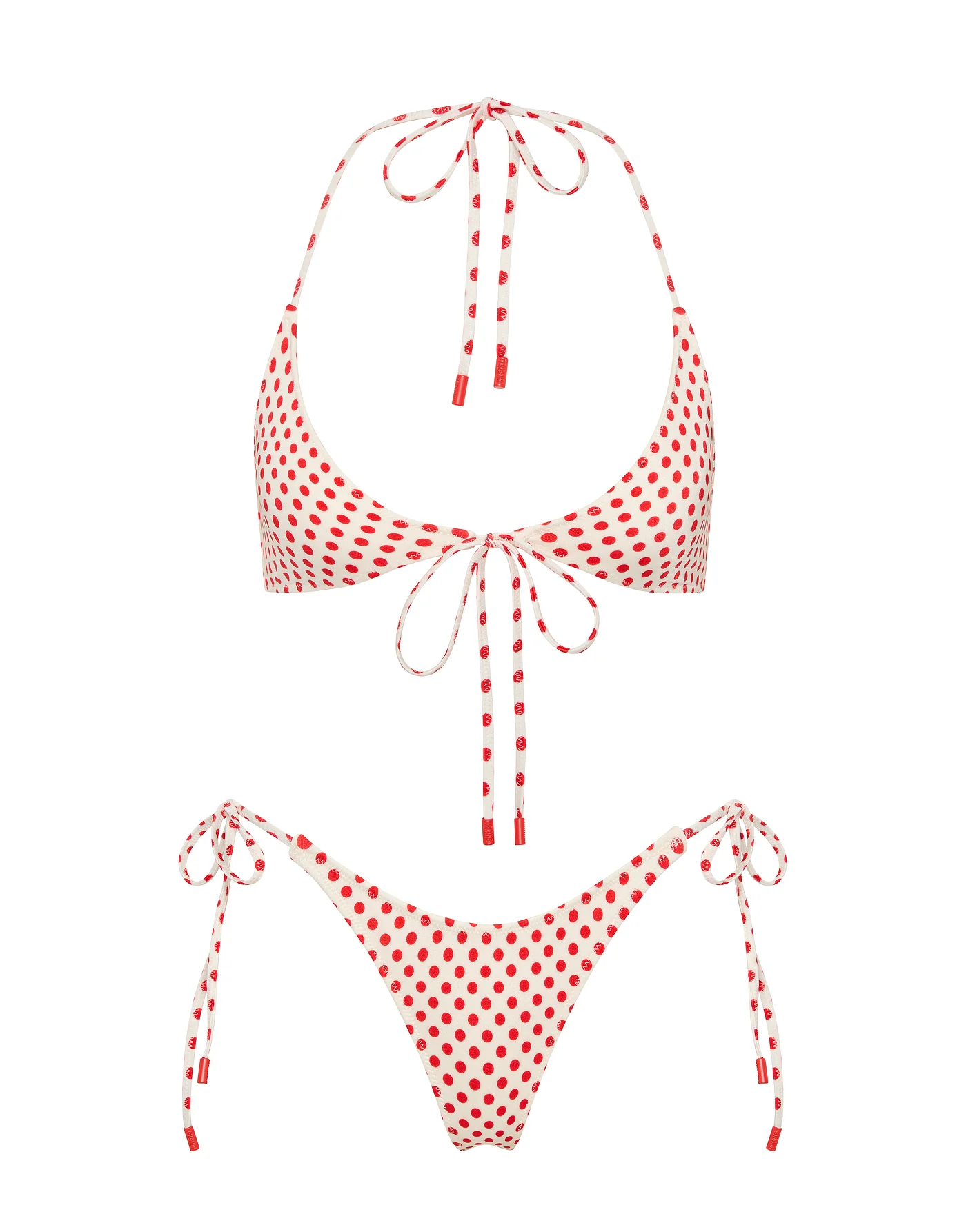 SOFI - SCARLETT SPOT Halter Bikini Set