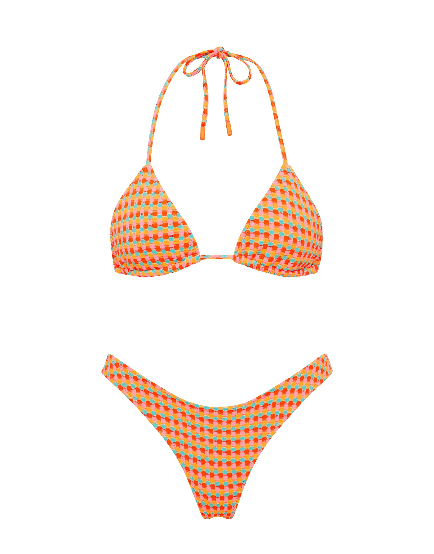 VINCA - GARA Textured Triangle Bikini Set - Image 6