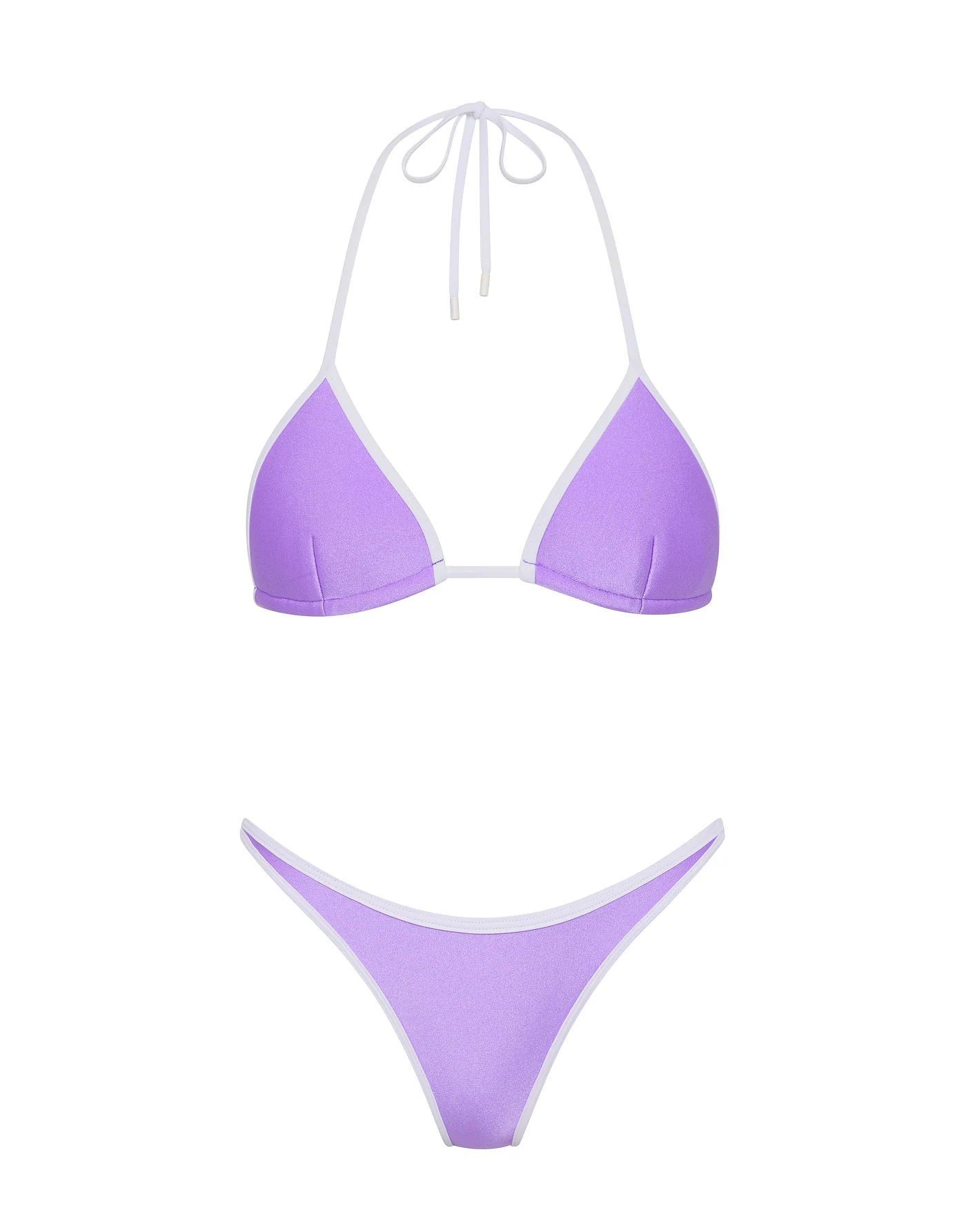 VINCA - GRAPE Neoprene Triangle Bikini Set - Image 6