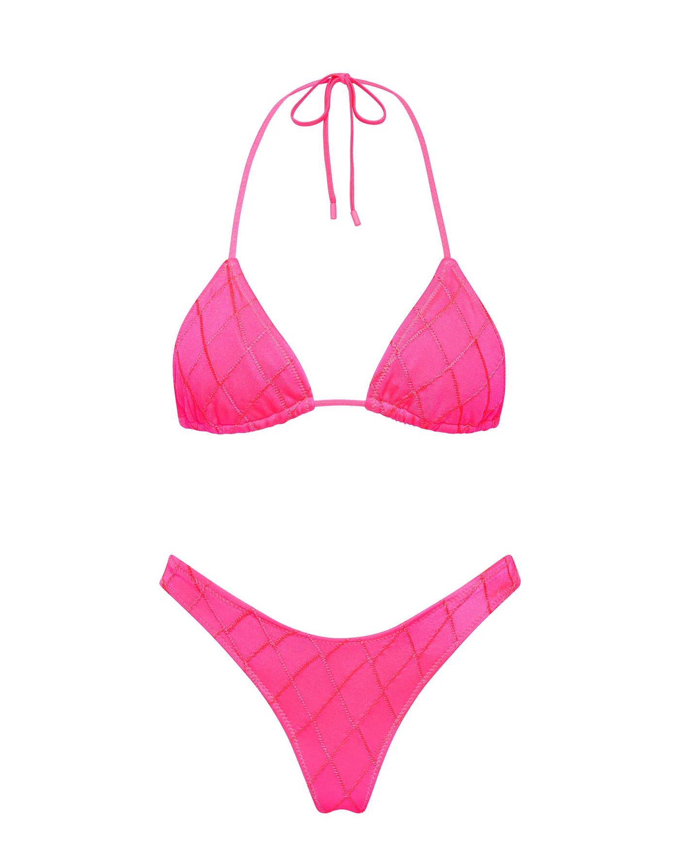 VINCA - MENDE Pink Triangle Bikini Set - Image 6