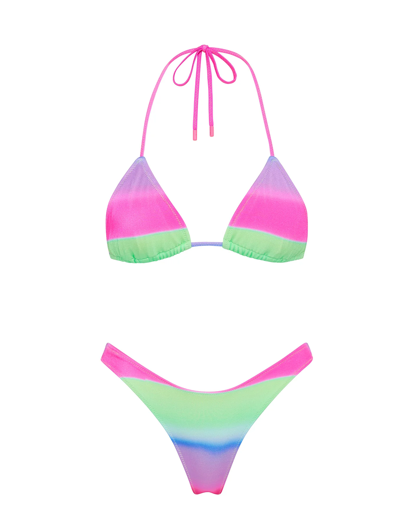 VINCA - PADDLE POP OMBRE Triangle Bikini Set - Image 6
